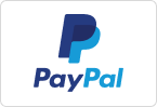 Logo PayPal avec un double P stylisé en bleu et le nom écrit en dégradé bleu foncé et clair sur fond blanc.