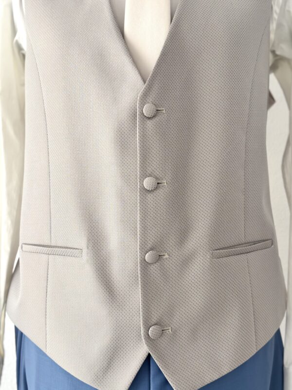 Gilet assortis costume mariage - bleu ciel - empire du mariée