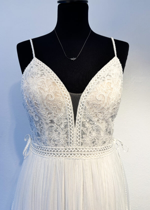Robe de Mariée Ululan Trapèze Aire Barcelona – Image 4