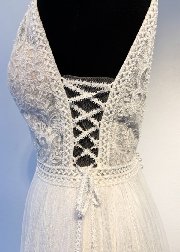 Robe de Mariée Ululan Trapèze Aire Barcelona – Image 5