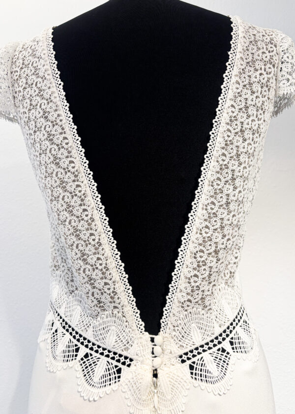 Robe de Mariée Seul au Monde Droite Fabienne Alagama – Image 7