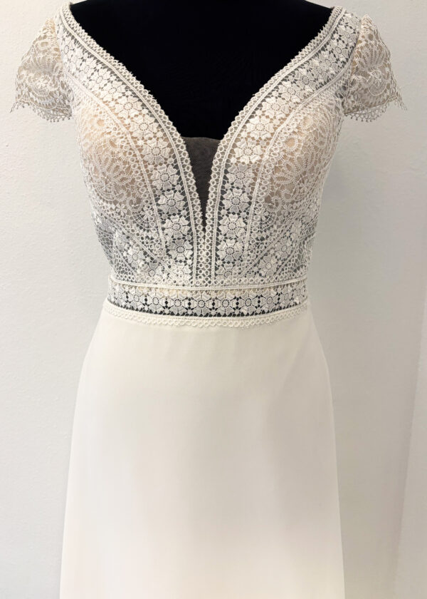 Robe de Mariée Priscilla Bohème Couture Nuptiale – Image 4