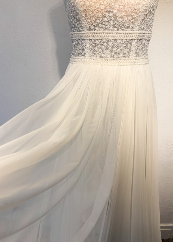 Robe de Mariée Kalina Coupe Droite Rosa Clara – Image 7