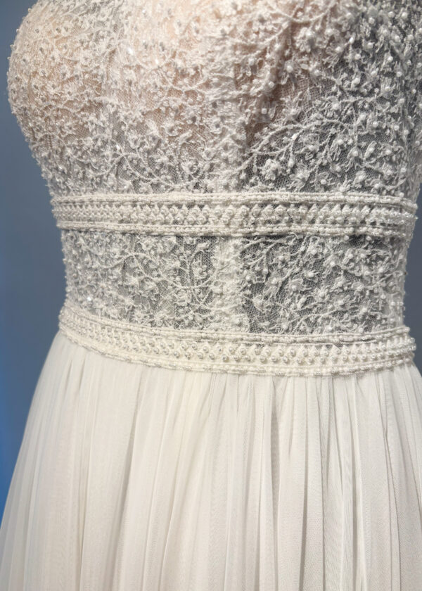Robe de Mariée Kalina Coupe Droite Rosa Clara – Image 6