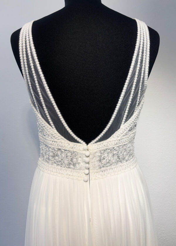 Robe de Mariée Kalina Coupe Droite Rosa Clara – Image 8