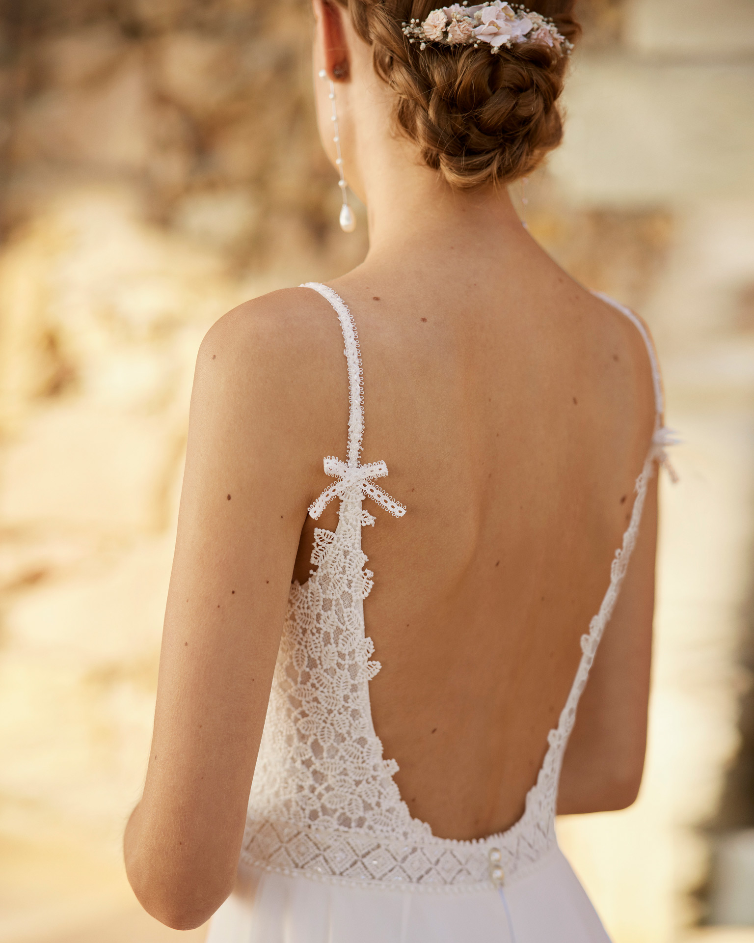 Robe de Mariée Rihan Trapèze Alma Novia – Image 3