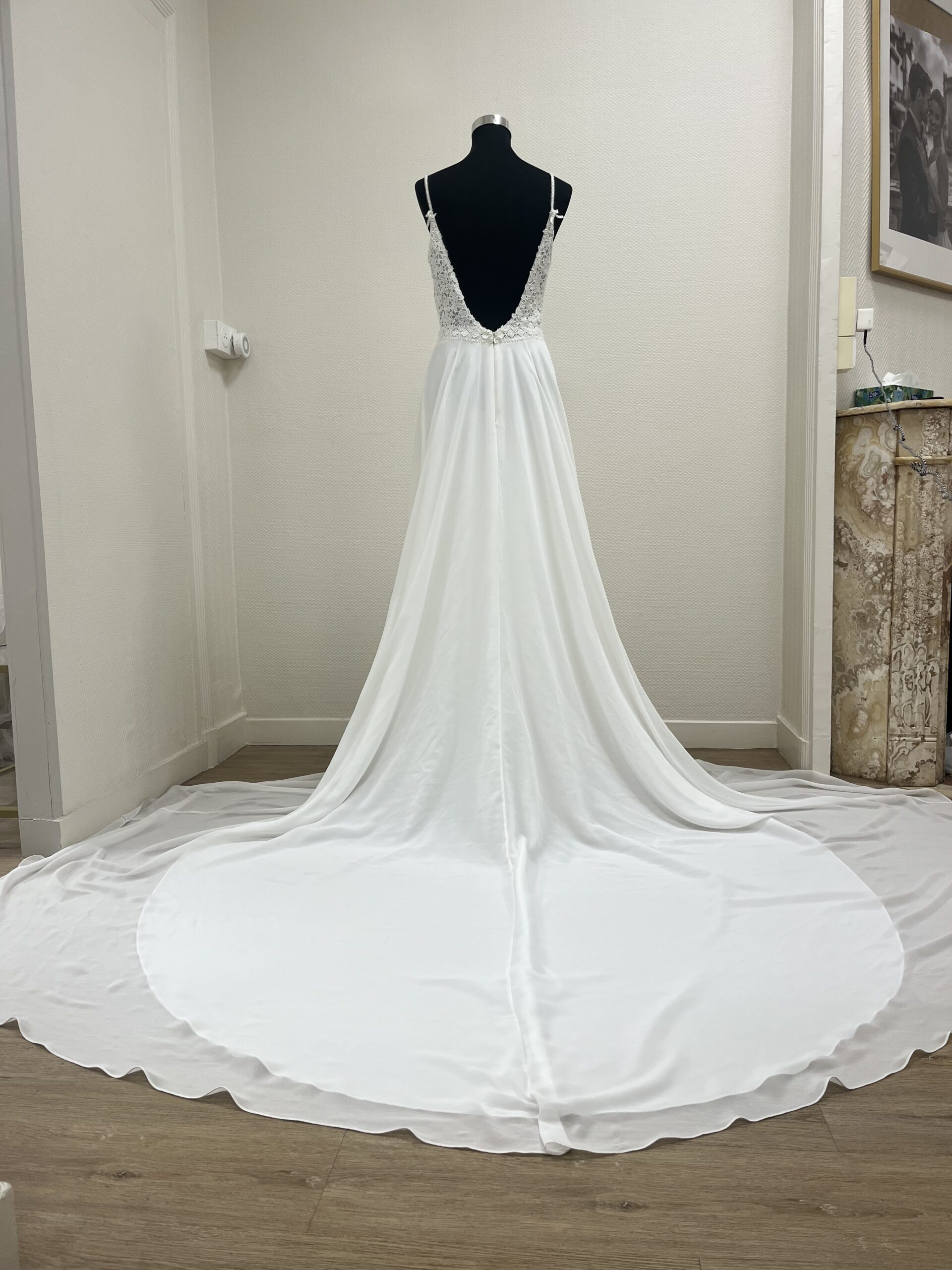 Robe de Mariée Rihan Trapèze Alma Novia – Image 7