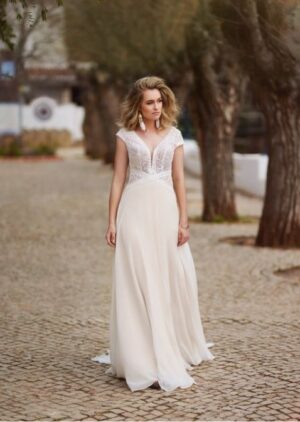 Robe blanche - 23114 - mariage - dentelle