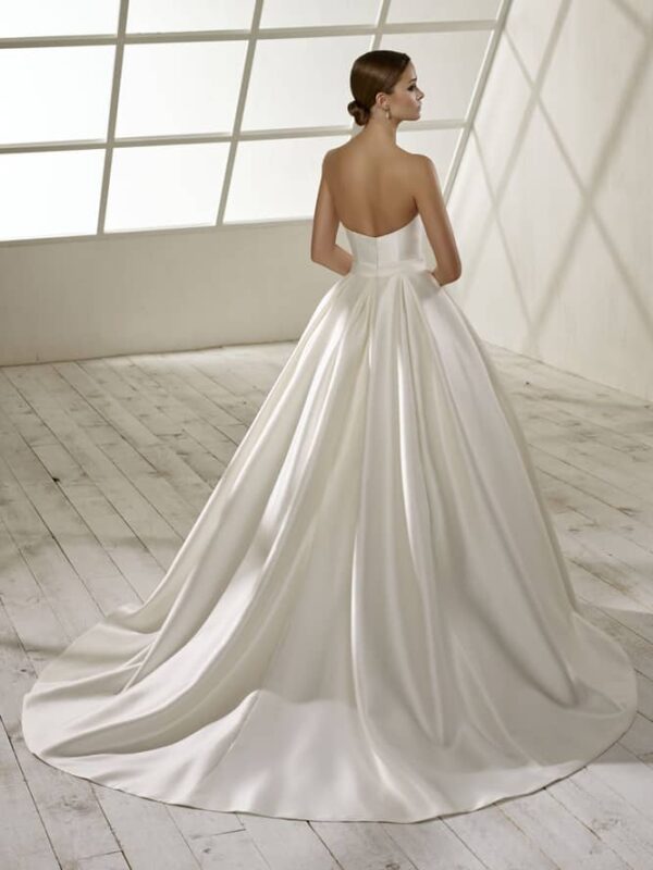 DIVINA SPOSA - ROBE DE MARIEE - 19227 - ROBE BUSTIER BLANCHE