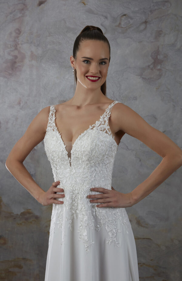 Robe de Mariée Rhonda Fluide Atelier Nuptial – Image 3