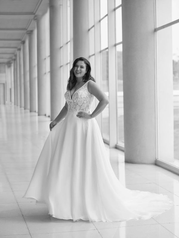 Robe de Mariée Maiya Martha Blanc - Princesse