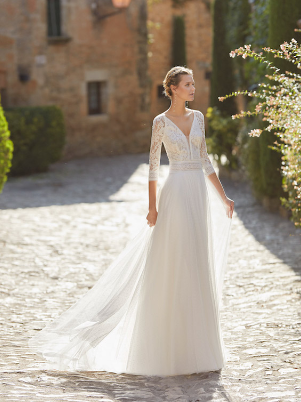 Robe de Mariée Miravet Trapèze Alma Novia