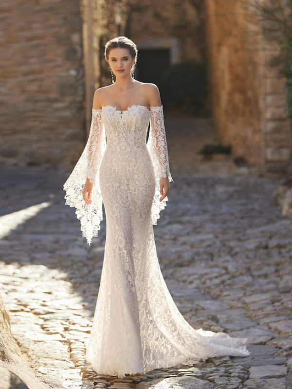 Robe de Mariée Usha Fourreau Rosa Clara