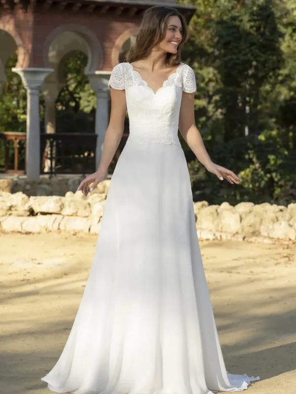 Robe de Mariée BM23-04 Droite Bo'm